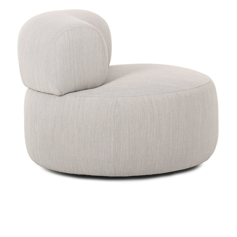 Ellis - Outdoor Swivel Lounge Chair - Light Gray
