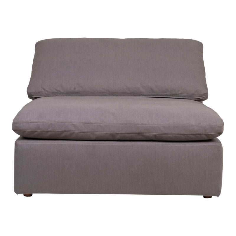 Clay - Livesmart Fabric Slipper Chair - Light Gray