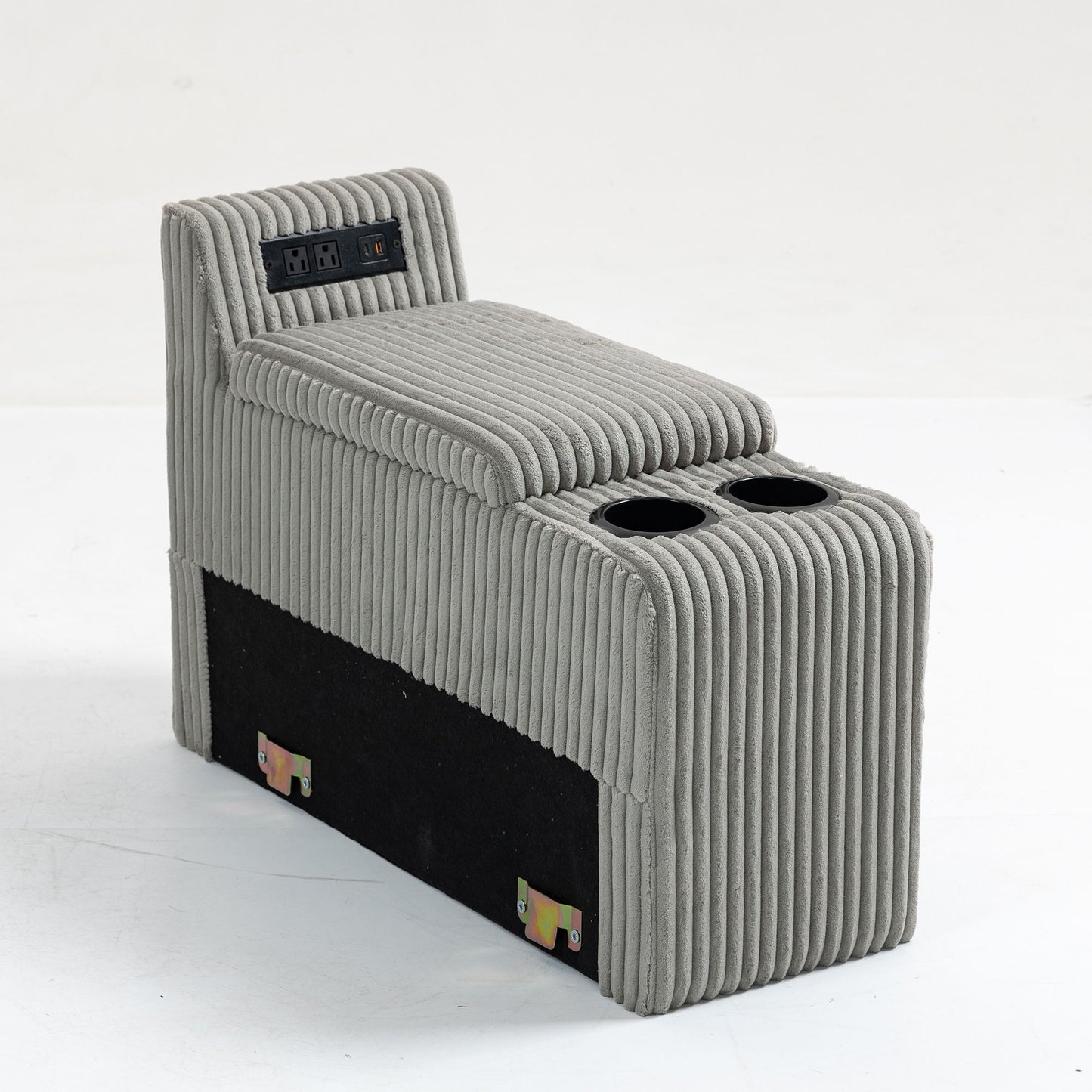 Modular Sofa Coffee Table With Storage Function, Cupholders, USB Ports