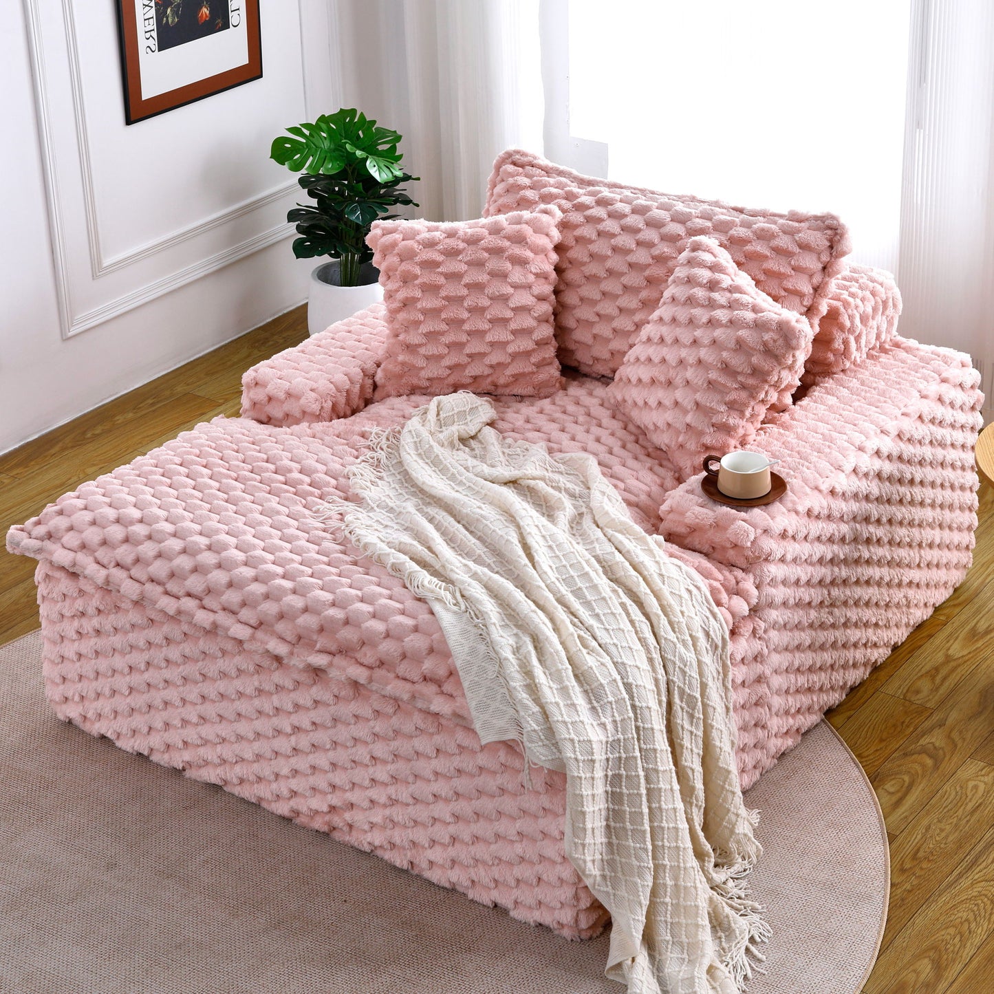 Harbor - Luxury Sofa Turtle Fleece Fabric