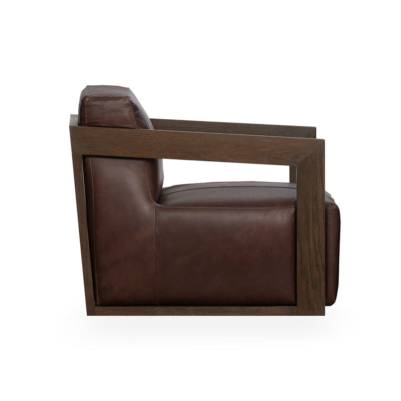 Joseph - Swivel Accent Chair - Brown Mix