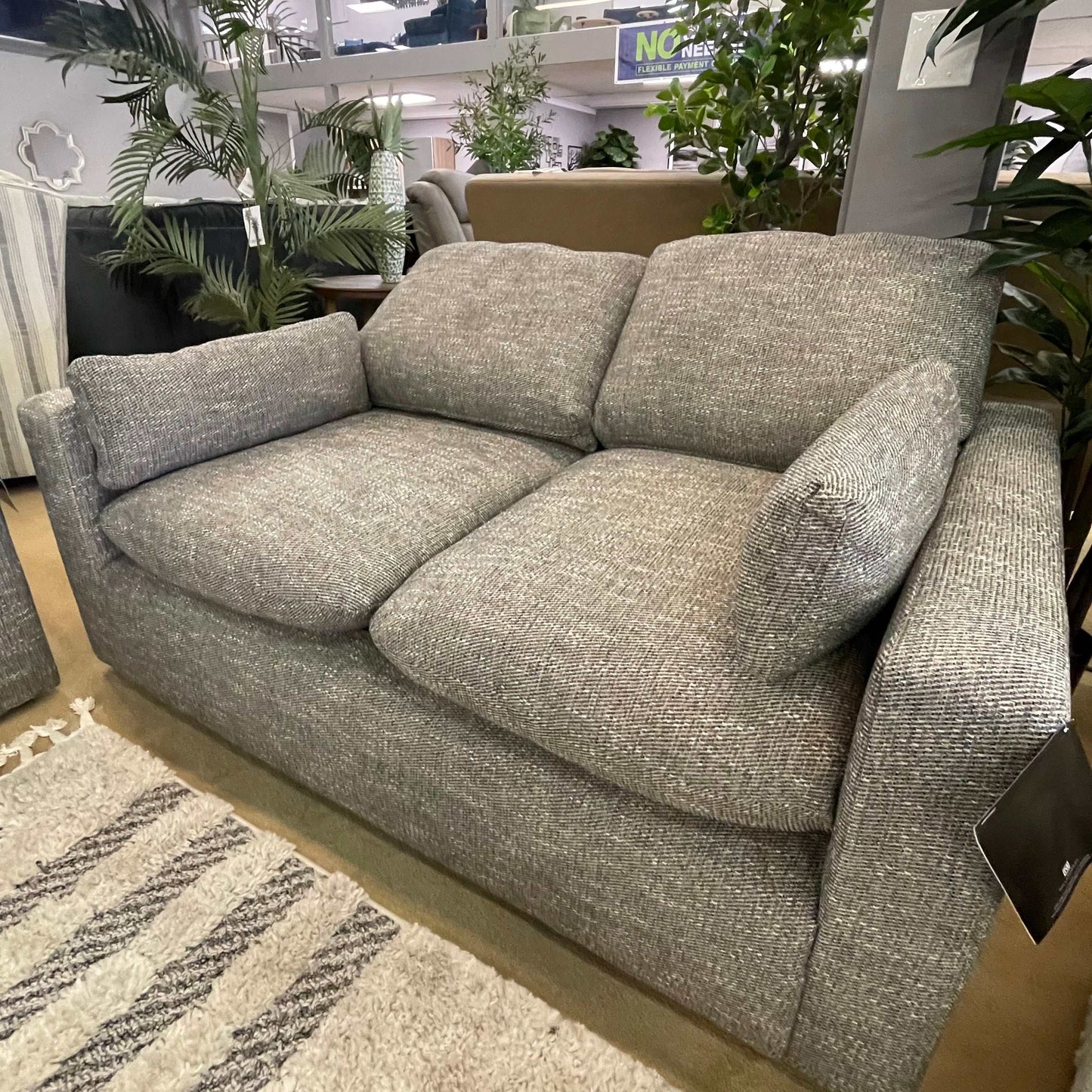 Ashley Furniture Dramatic Granite Fabric Loveseat