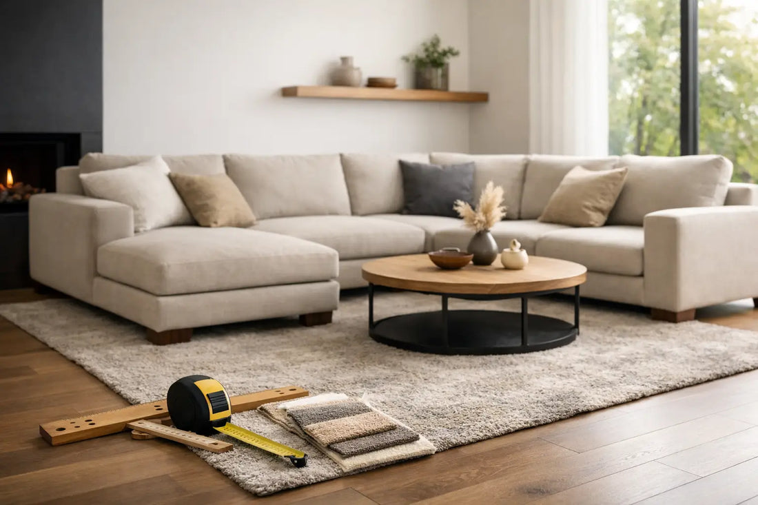 What Size Rug Under Sectional Works Best?