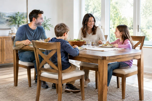 Best Dining Sets for Families That Fit Real Life