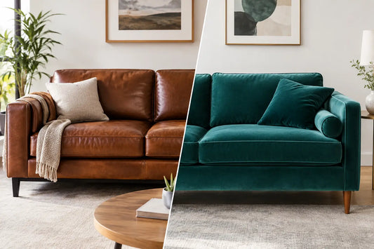 Leather Versus Velvet Sofas: Which Fits You?