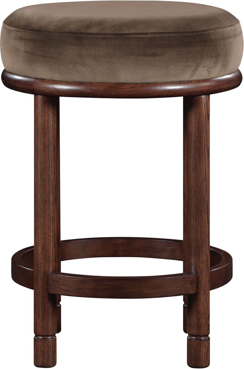 Monette - Counter Stool With Brown Base