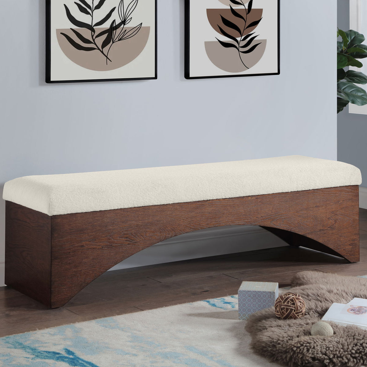 Lawson - Bench With Brown Base