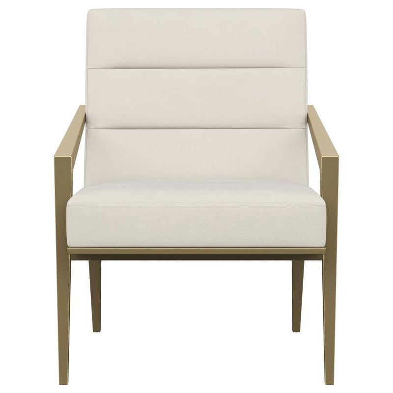 Kirra - Upholstered Metal Arm Accent Chair