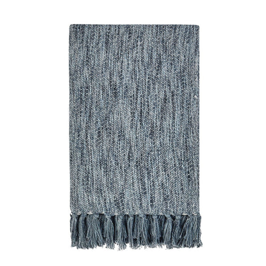 Throws - TC Sharma Throw - Denim Blue