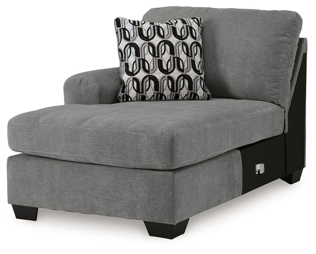 Birkdale Court - Laf Corner Chaise - Gray