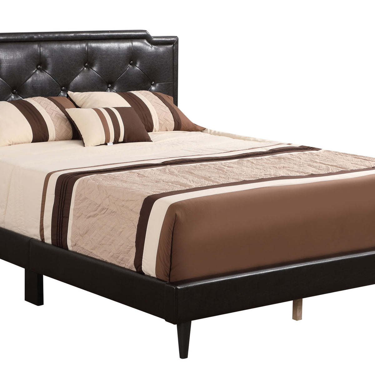 Button Tufted Bed Charming For Cozy Spaces