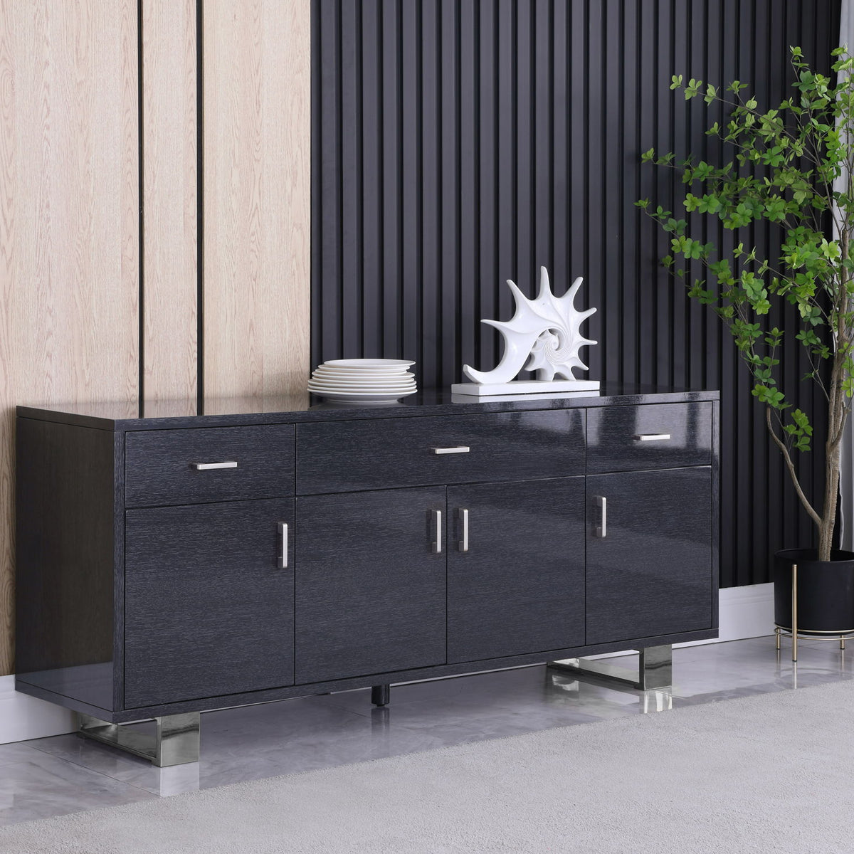 Excel - Sideboard - Dark Gray