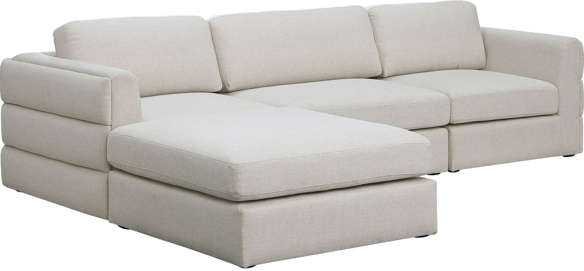 Beckham - 4 Piece Modular L-Sahped Sectional