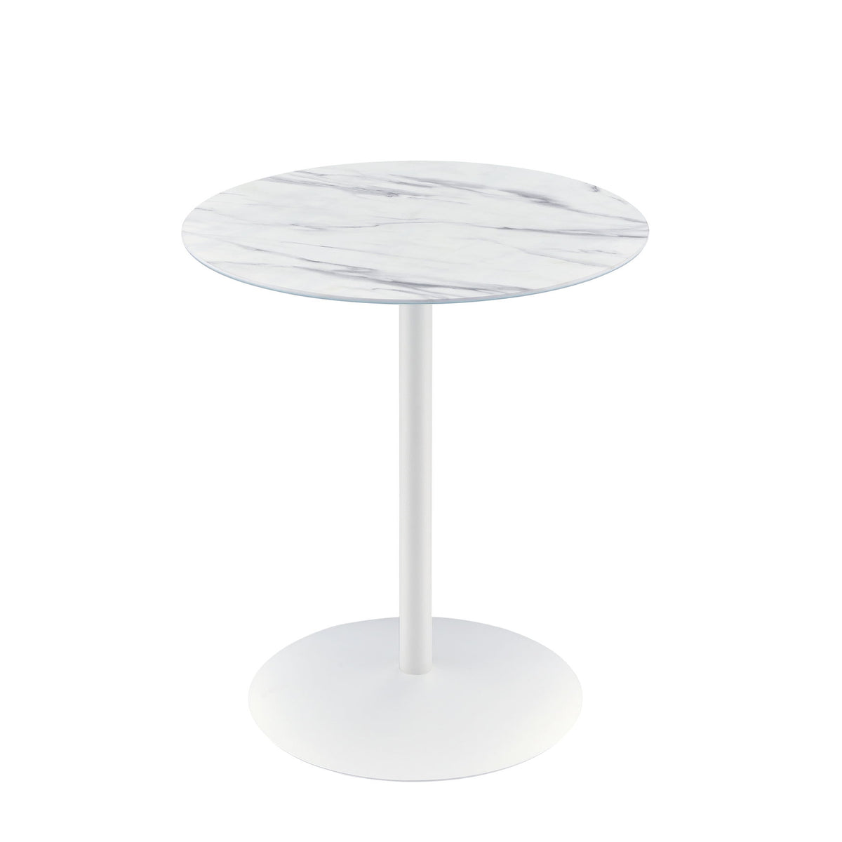 Circa - 17.5" End Table With Marble Textured Top