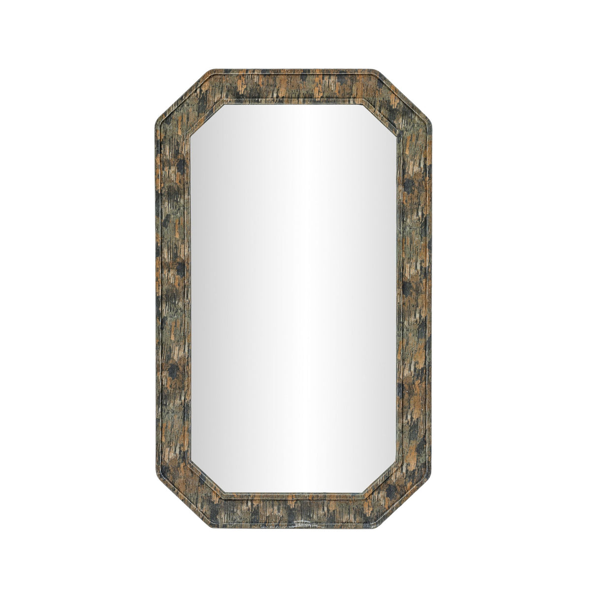 Charlene - 35" x 59" Jewel Wall Mirror - Watercolor Print