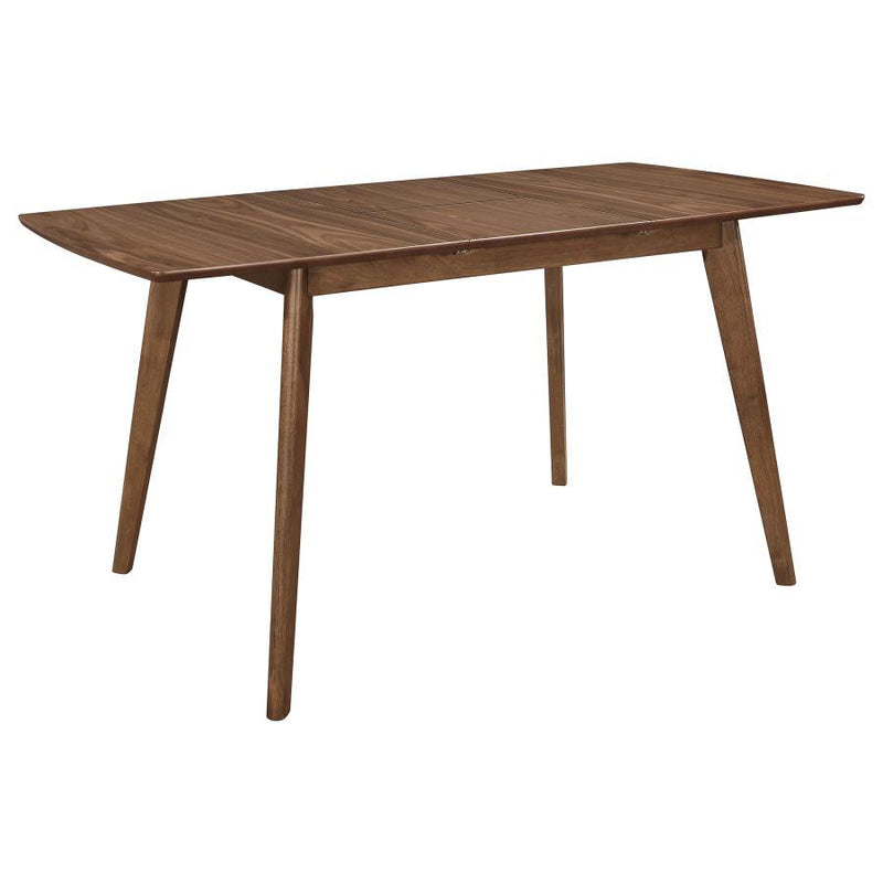 Alfredo - Extension Leaf Dining Table - Natural Walnut