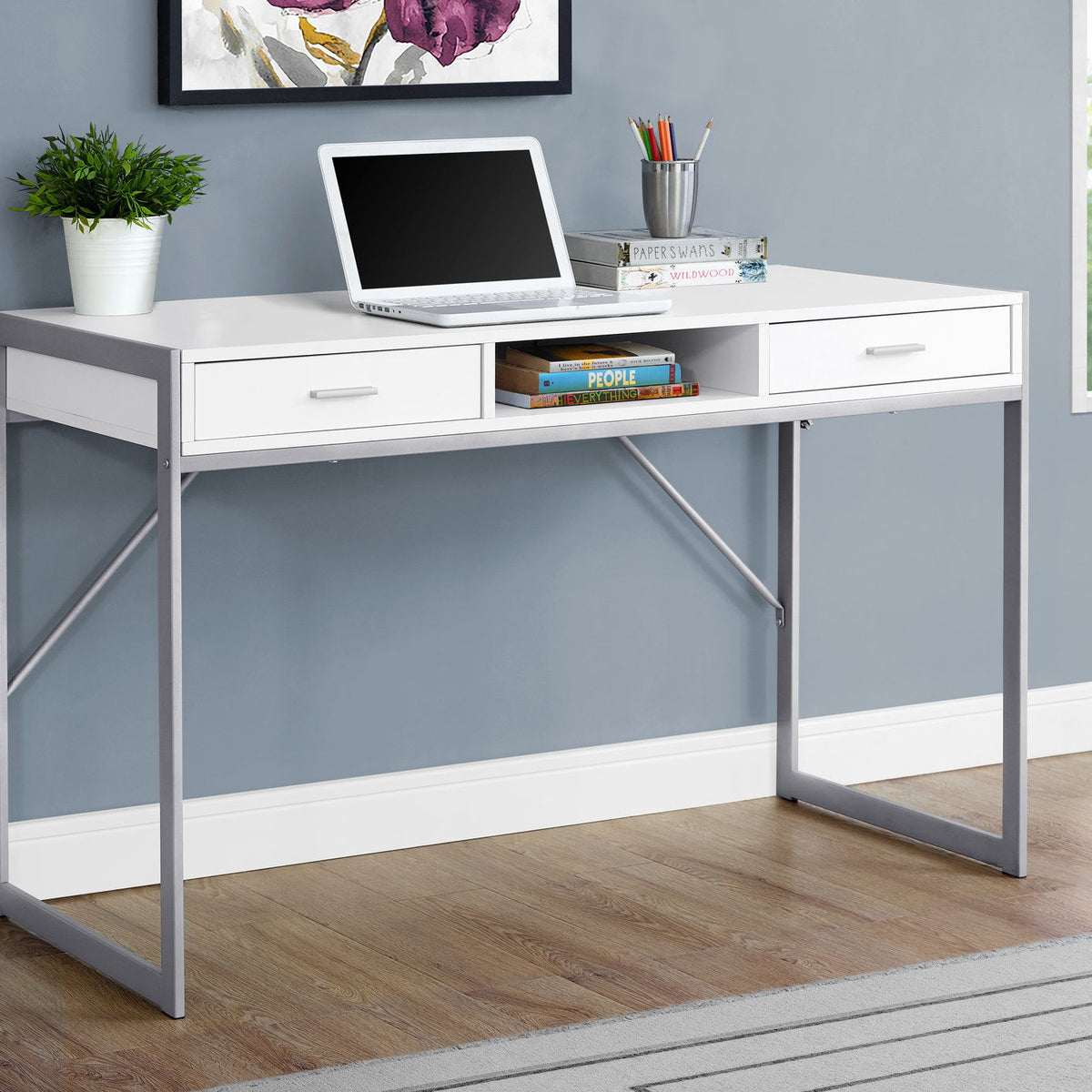 Computer Desk For Home Office Laptop, Storage Drawers