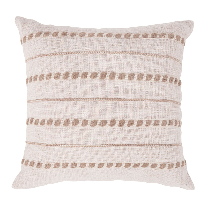 Lago - Pillow - Ivory / Natural