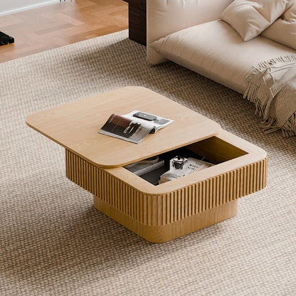 Coffee Table Wood Veneer 31.5-inch