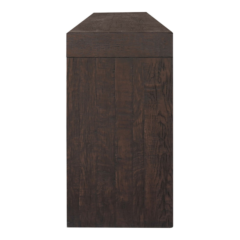 Evander - Console Table - Rustic Brown