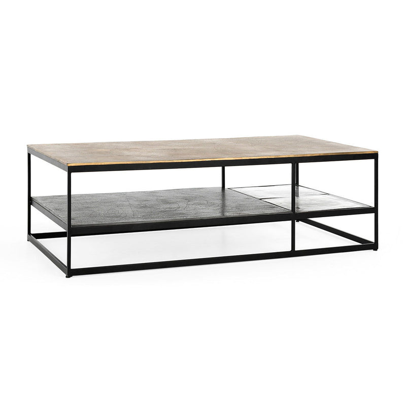 Remmy - Coffee Table - Bronze & Black