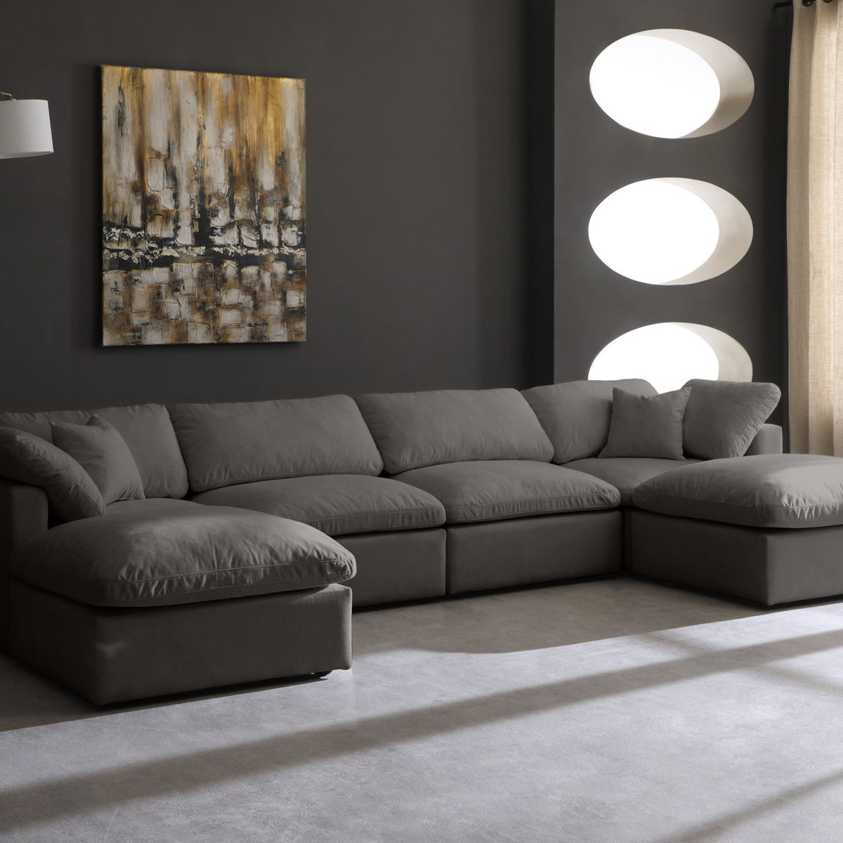 Plush - 6 Piece Modular Sectional