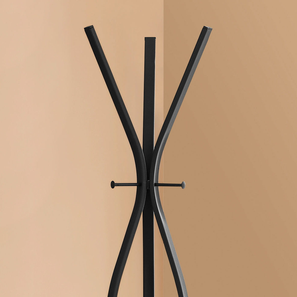Free Standing Coat Rack 3 Hooks For Entryway