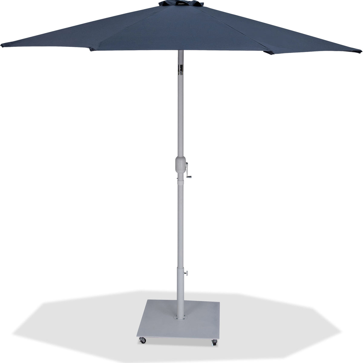 Fiji - Aluminum Patio Umbrella With Square White Base