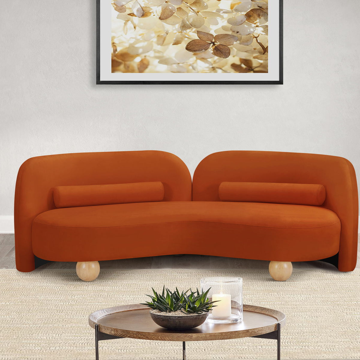 Daphne - Velvet Sofa
