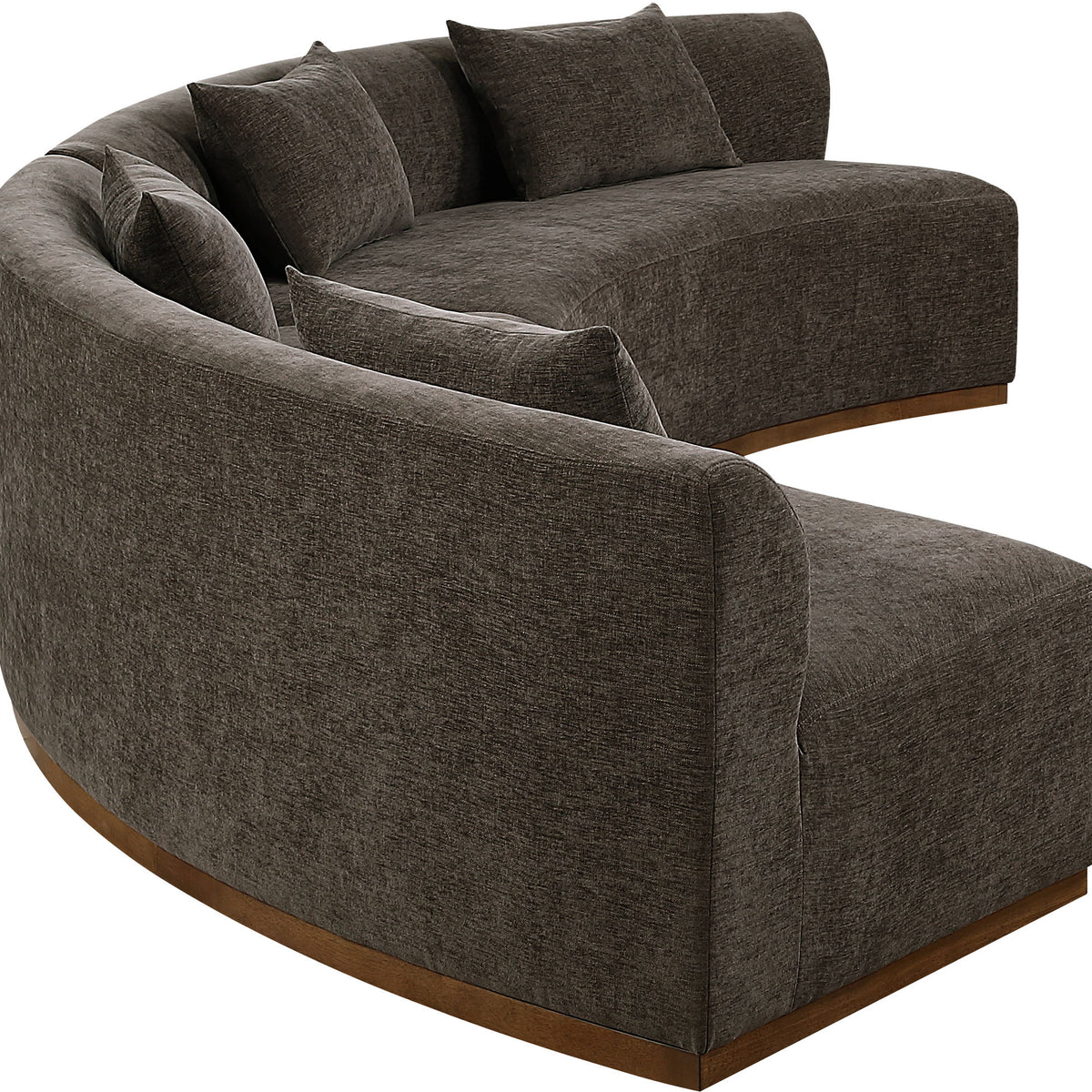 Avanti - 182.5" Chenille Fabric Upholstered 2 Piece Modular Sectional
