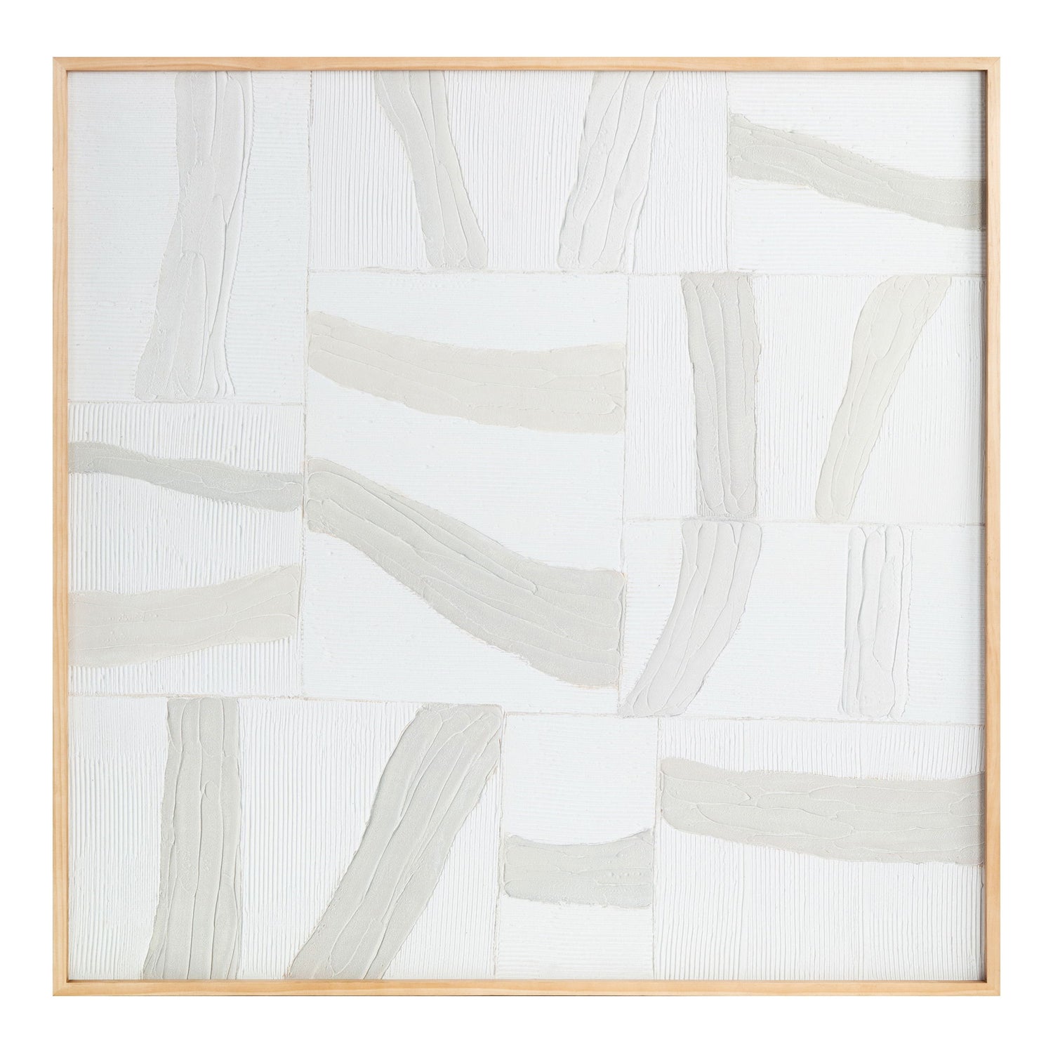Configured - Framed Painting - White