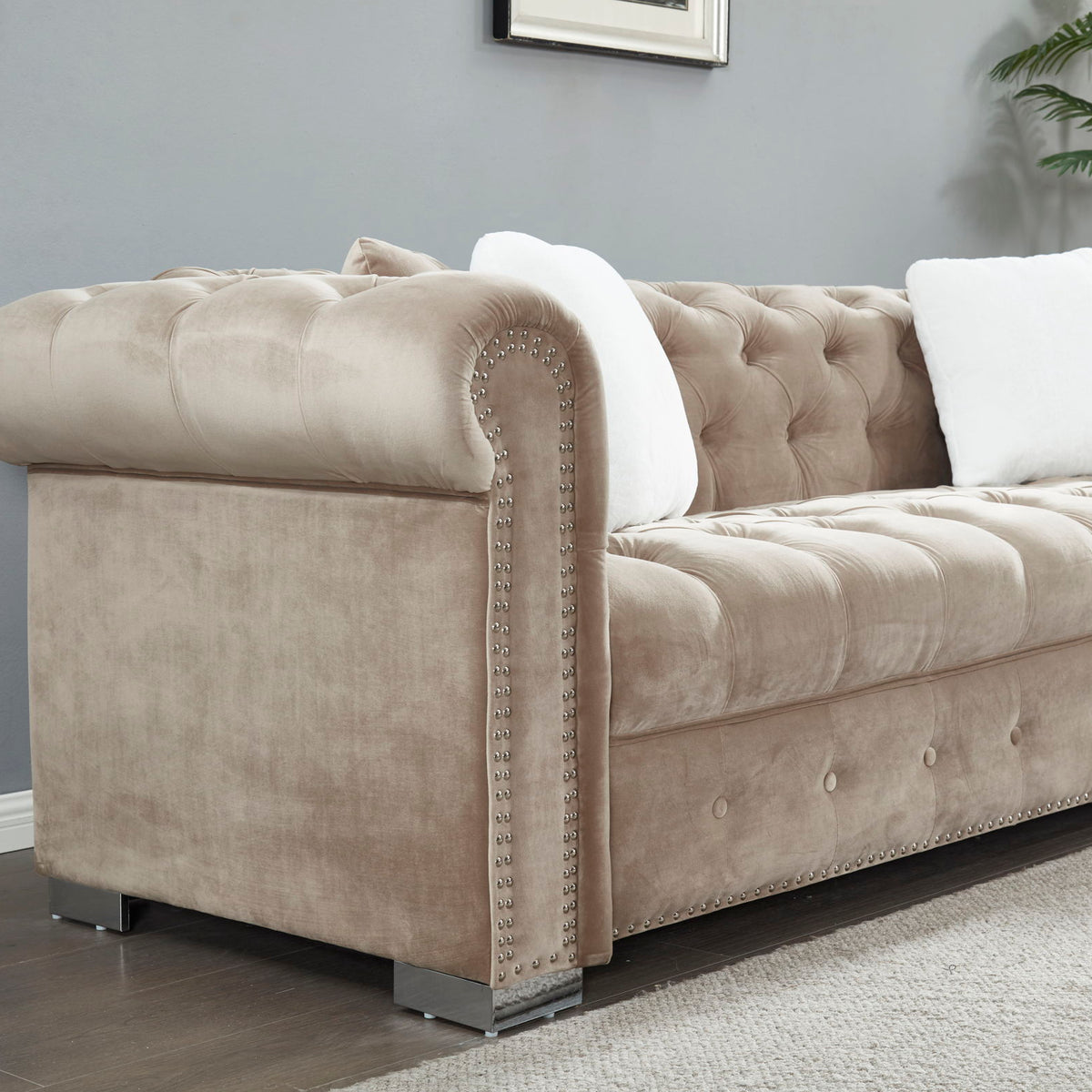 4 Seater Oversized L Shaped Reversible Sectional Sofa