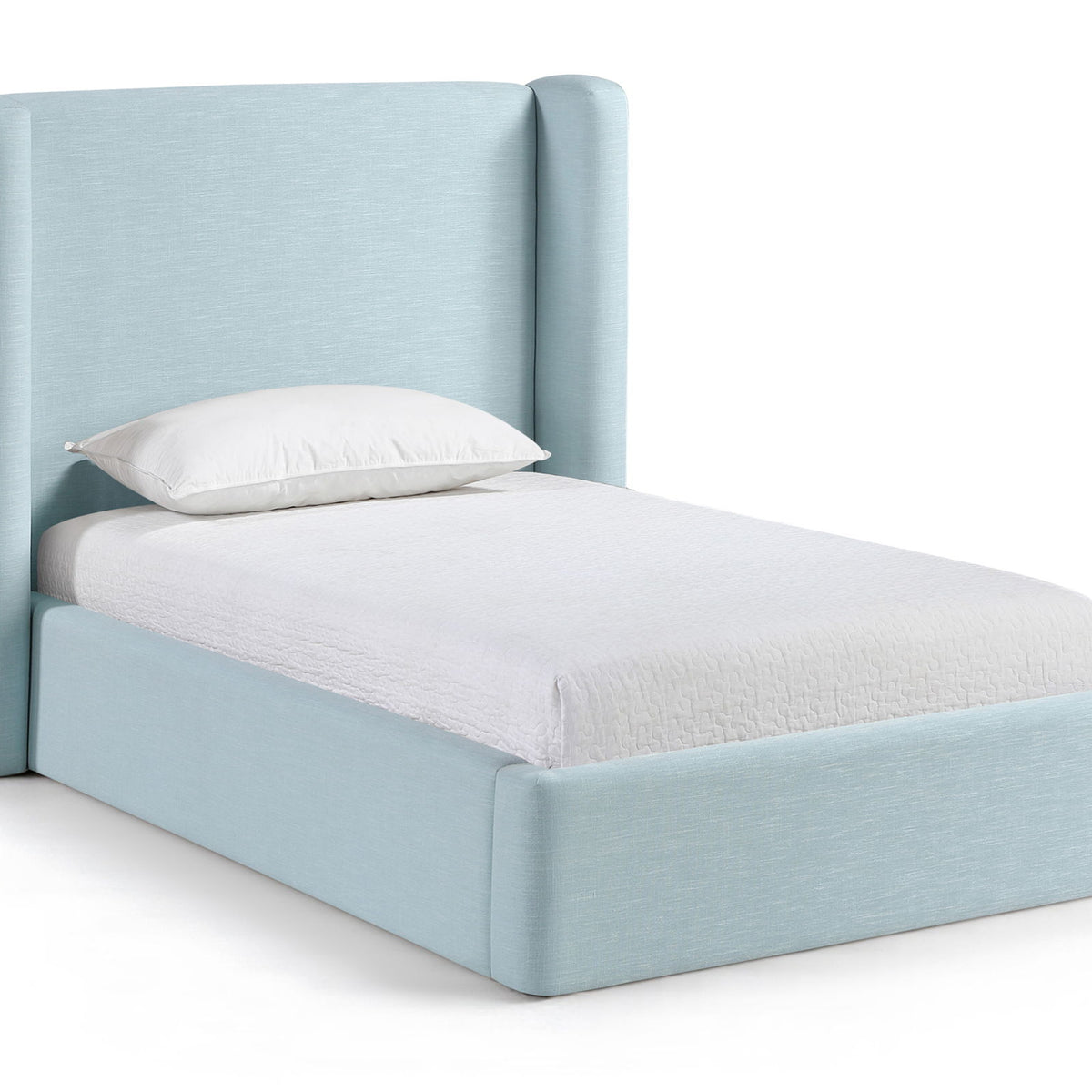 Kendall - Linen Textured Fabric Upholstered Bed