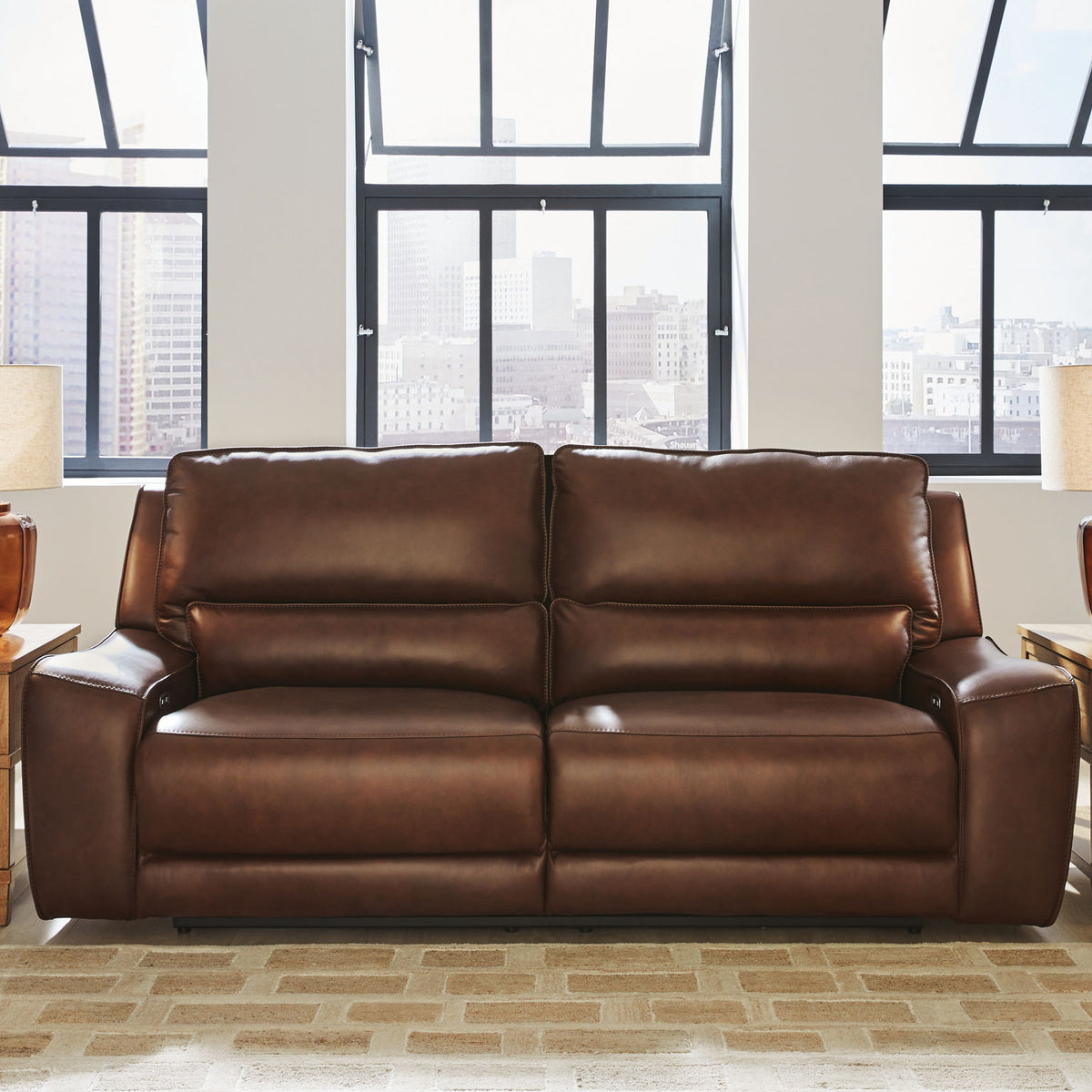 DeepWakes - 2 Seat Power Reclining Sofa With Adjustable Headrest