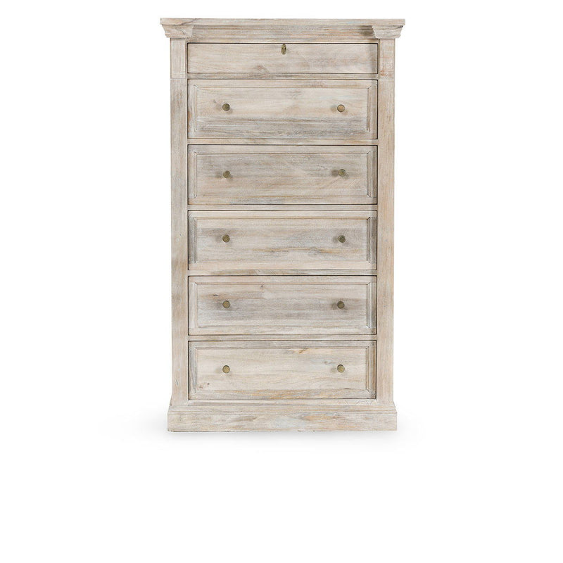 Adelaide - 6 Drawer Chest - Natural White Wash