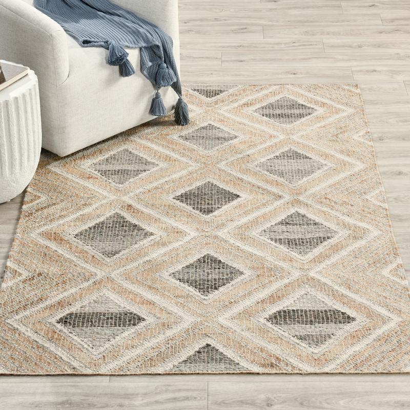 Cali Beach - 1' x 1' Laguna Rug - Blue Multi