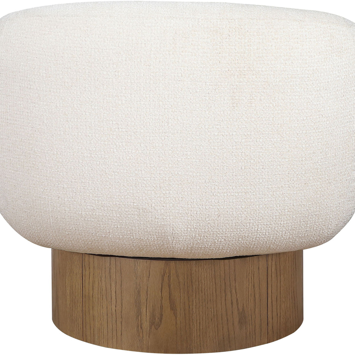 Avella - Interwoven Fabric Swivel Accent Chair