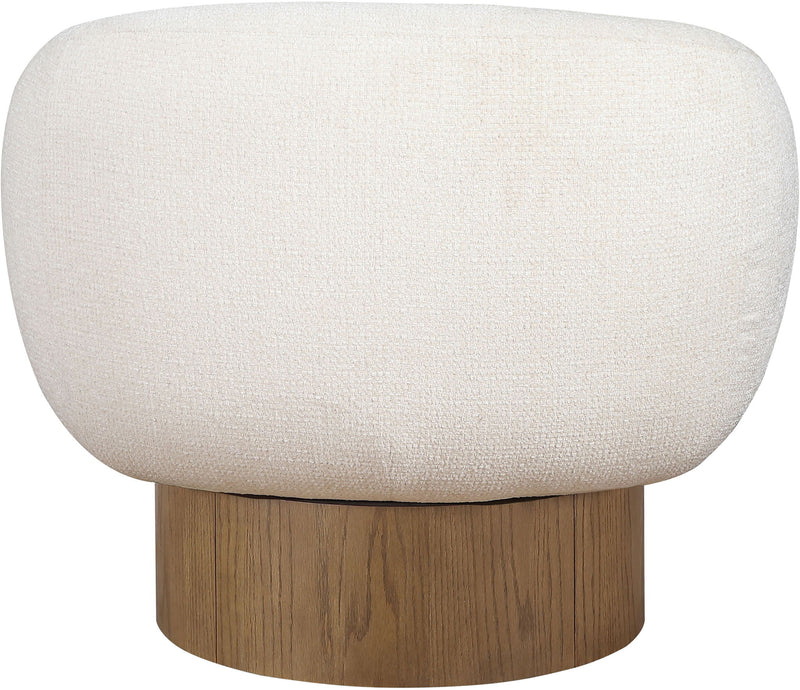 Avella - Interwoven Fabric Swivel Accent Chair