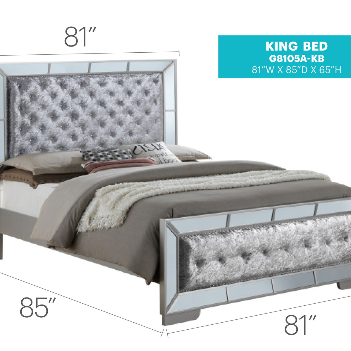 Stylish Contemporary Bed With Minimalist Design