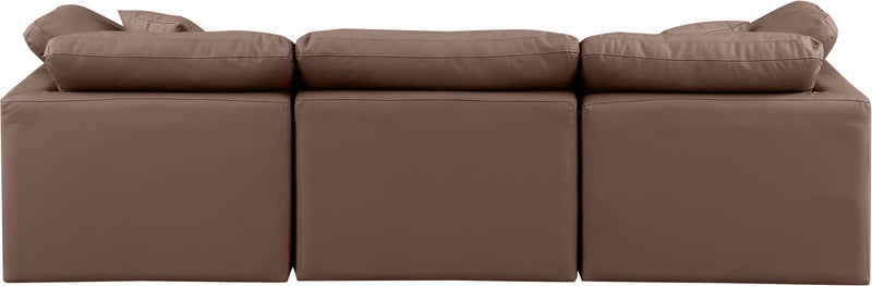 Indulge - Faux Leather 3 Seat Modular Sofa