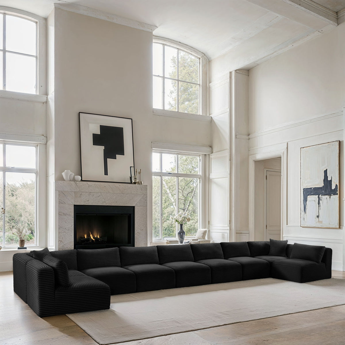 Shaggy - 9 Piece Modular Sectional