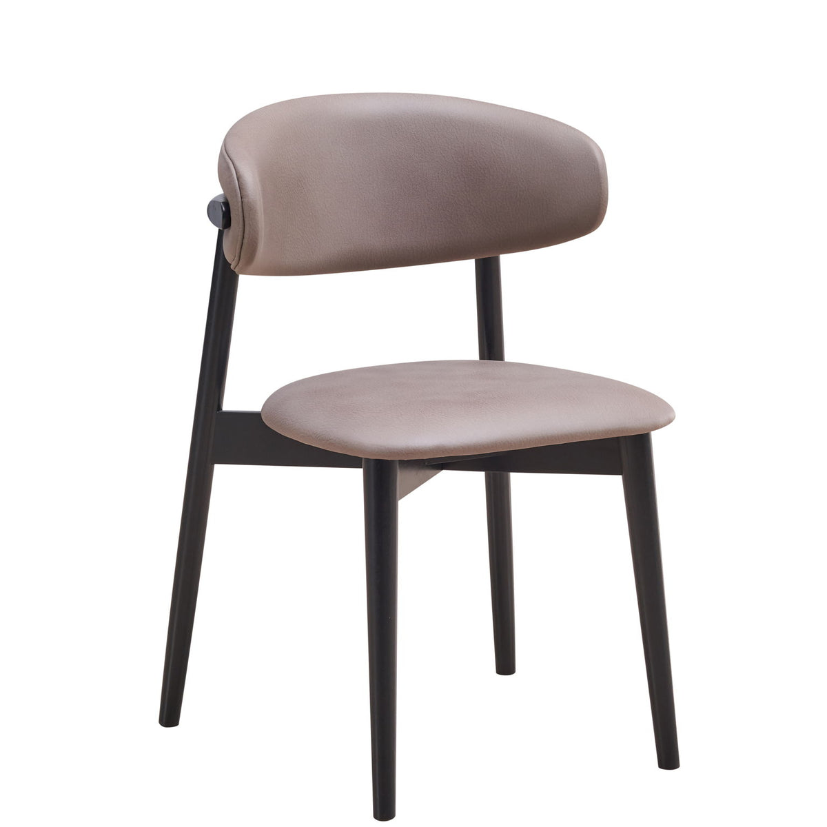 Lanae - Polished Microfiber Side Chair (Set of 2) - Gray