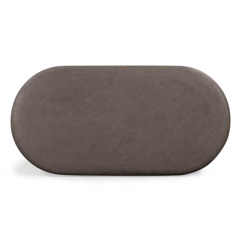 Surraya - Concrete Rounded Coffee Table