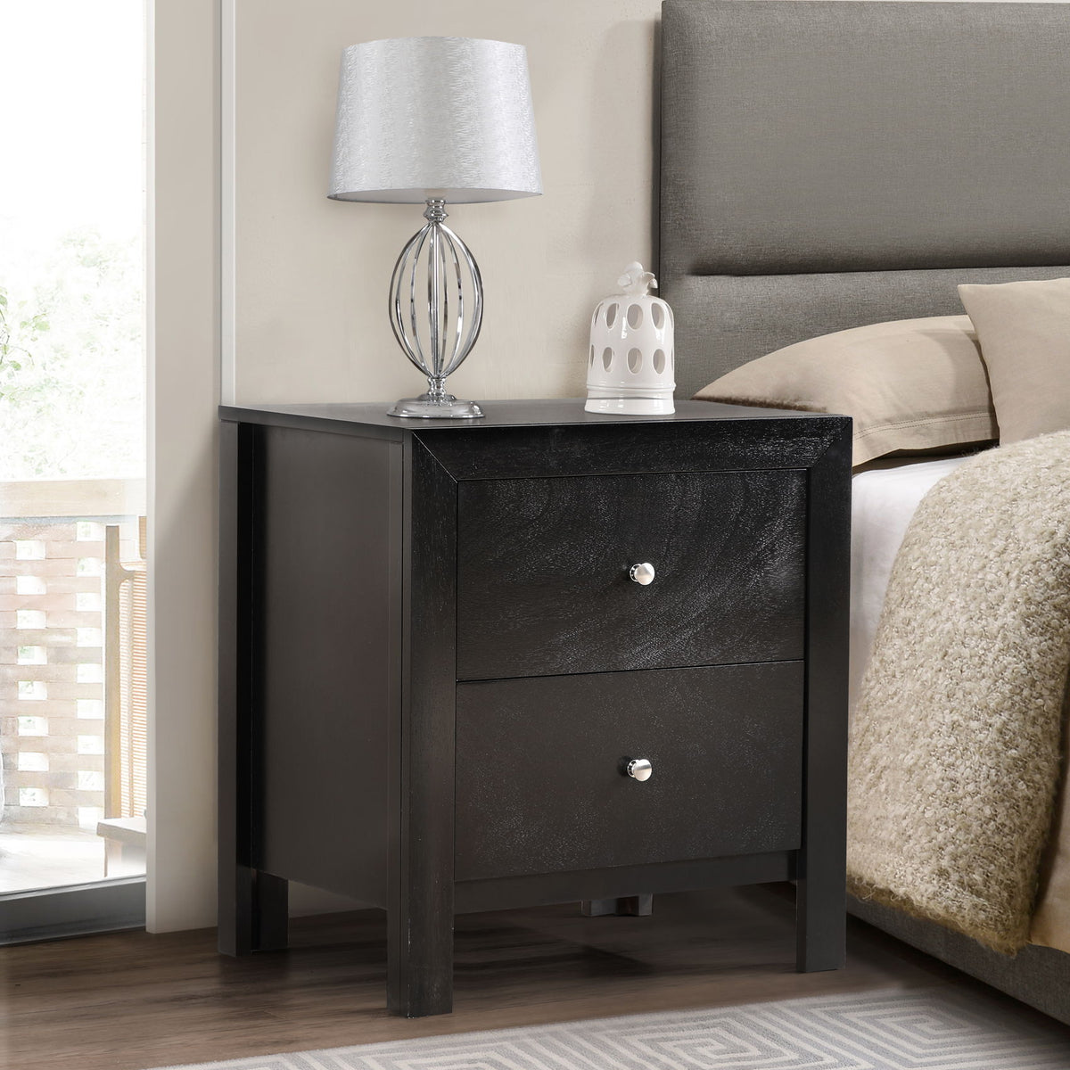 Charming Nightstand With Drawers
