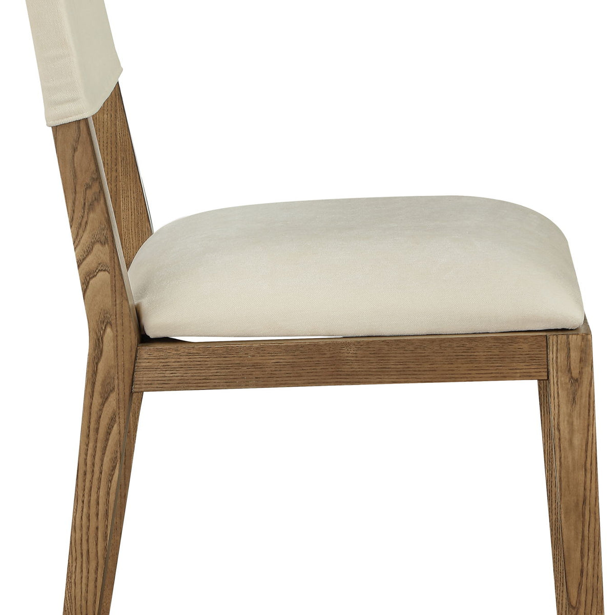 Avon - Linen Textured Performance Fabric Dining Side Chair (Set of 2)