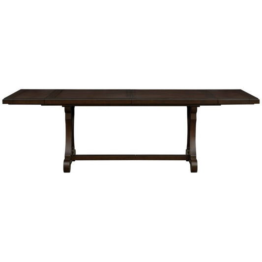 Rectangle Extension Dining Table - Brown