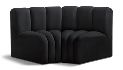 Arc - Velvet 2 Piece Modular Sofa