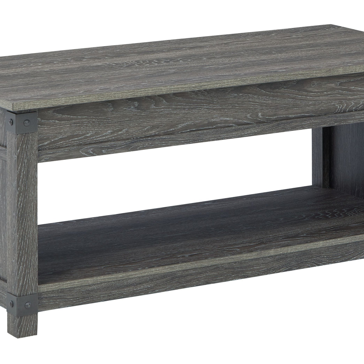 Freedan - 3 Pc. - Coffee Table, 2 End Tables - Grayish Brown