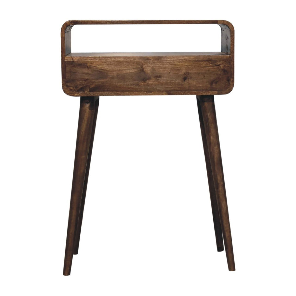 Solid Wood Curved Console Table