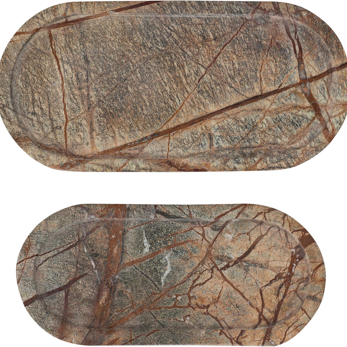 Vanta - Genuine Marble Tray (Set of 2)